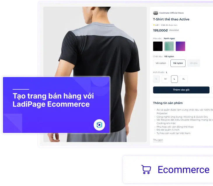 LadiPage ra mắt E-commerce